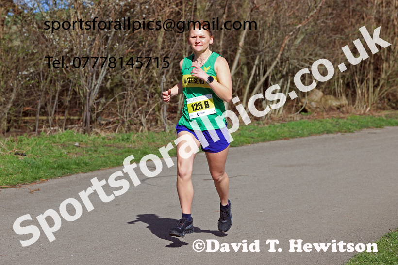 Senior Womens 2026 NECAA Royal Signals Road Relays, Hetton Lyons Country Park, Hetton le Hole. Photo: David T. Hewitson/Sports for All Pics